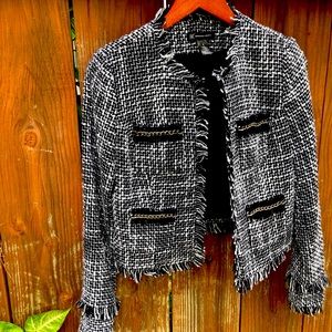 INC tweed jacket